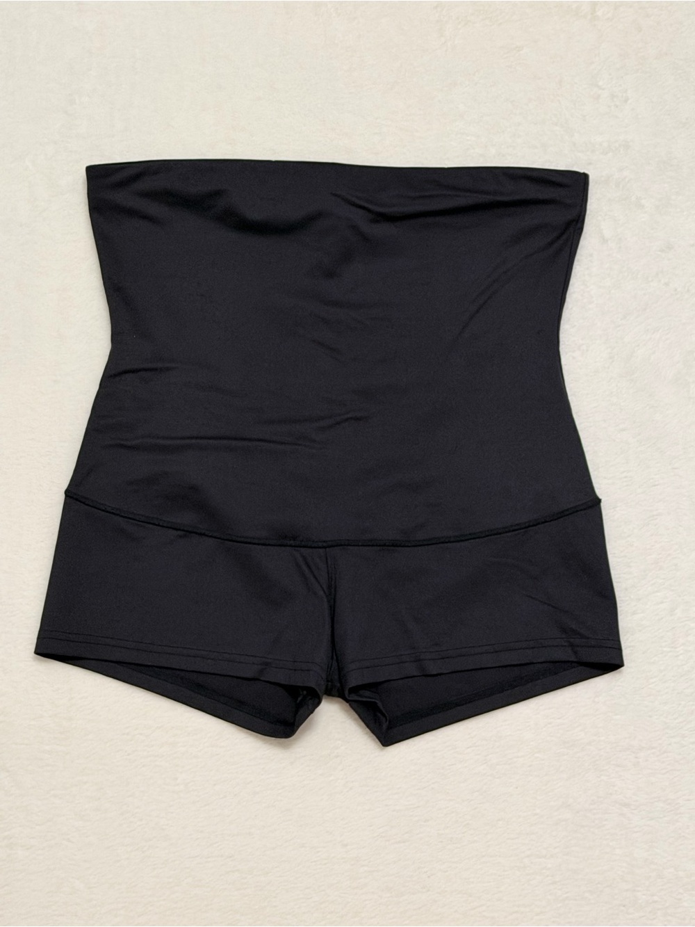 Maidenform Flexees High Waist Boyshort Shapewear Black 2XL Firm Control
